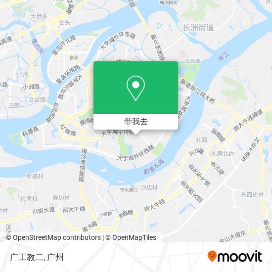 广工教二地图