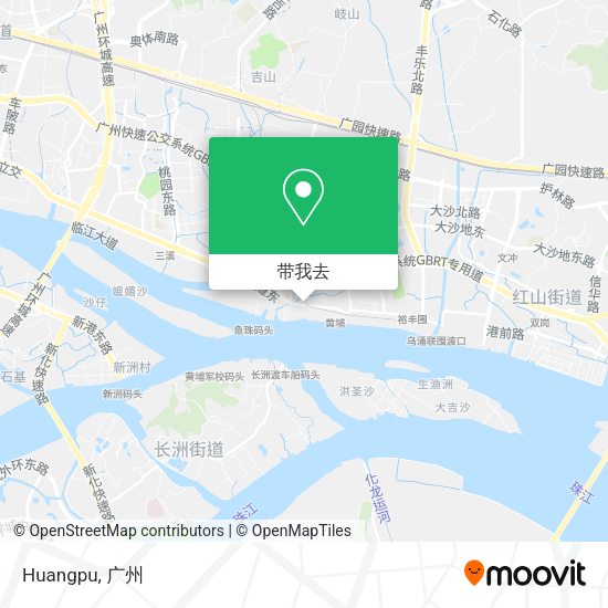 Huangpu地图