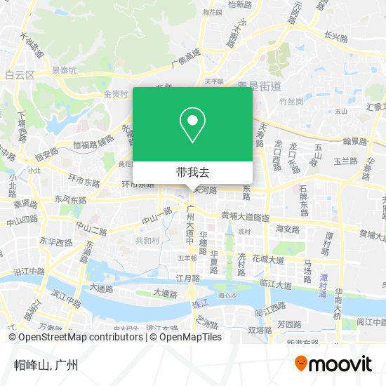 帽峰山地图