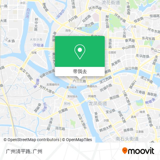 广州清平路地图