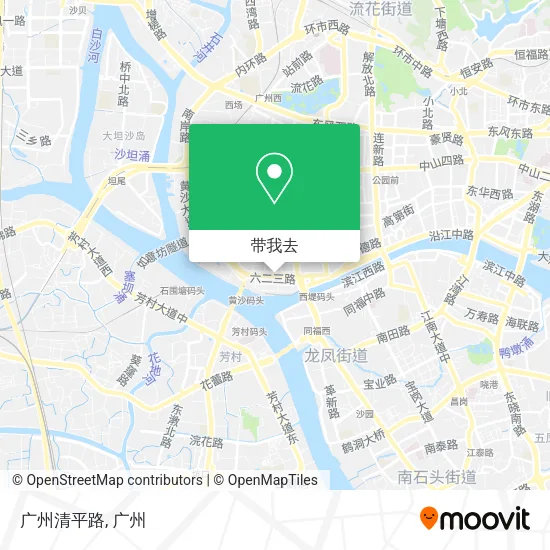 广州清平路地图