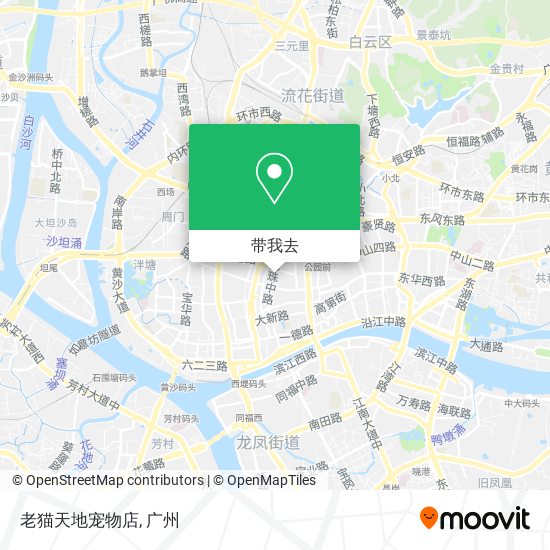 老猫天地宠物店地图