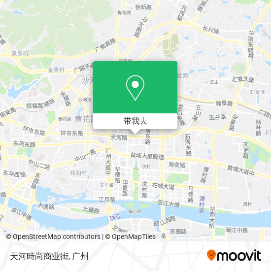 天河時尚商业街地图