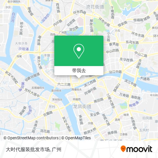 大时代服装批发市场地图