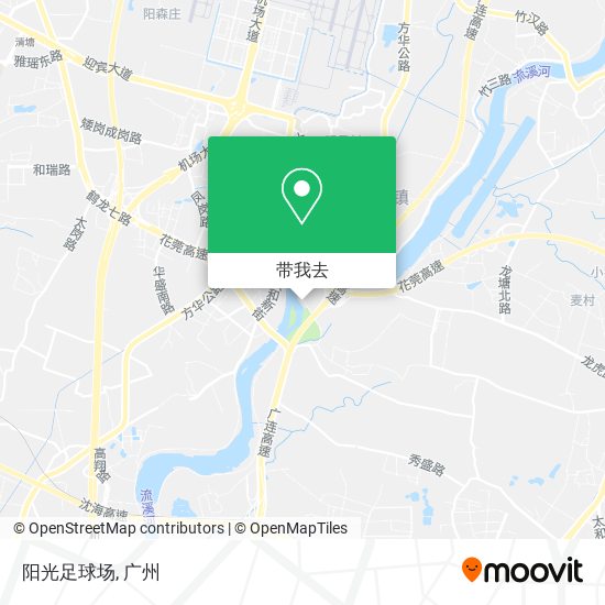 阳光足球场地图