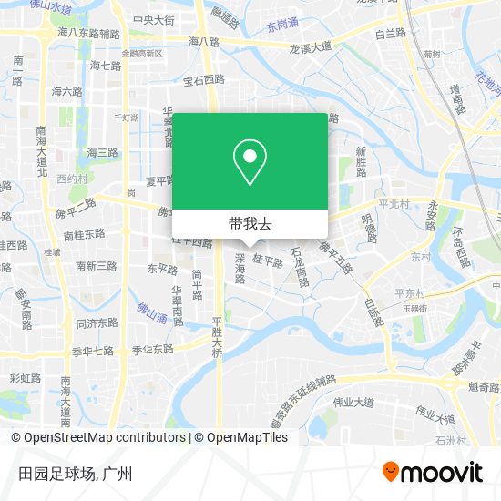 田园足球场地图