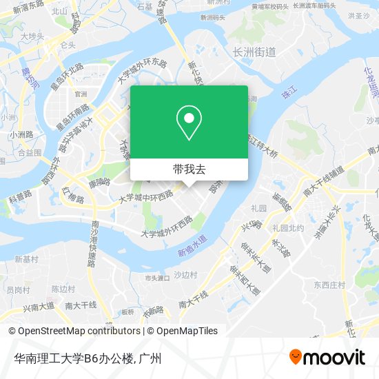 华南理工大学B6办公楼地图