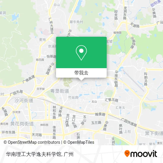 华南理工大学逸夫科学馆地图