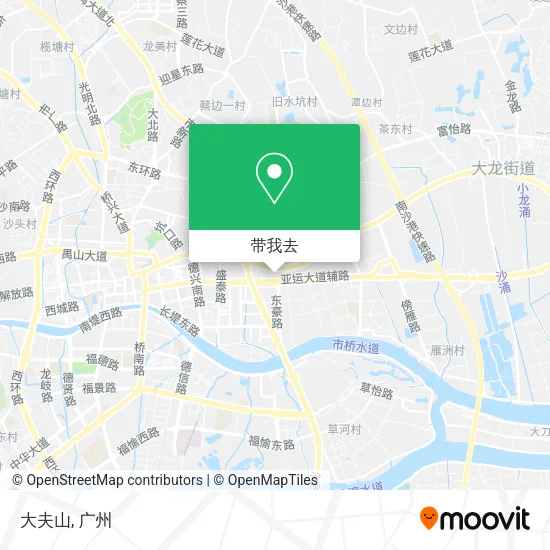 大夫山地图