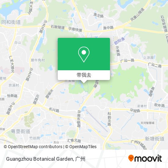 Guangzhou Botanical Garden地图
