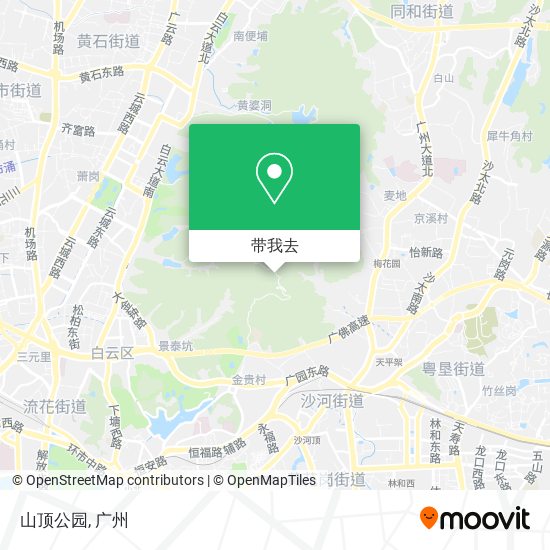山顶公园地图