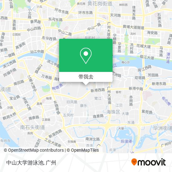 中山大学游泳池地图