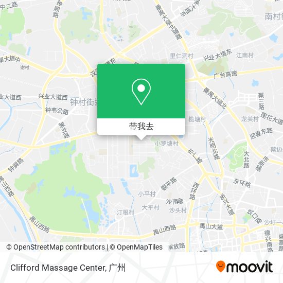 Clifford Massage Center地图