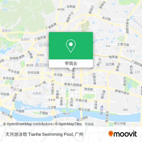 天河游泳馆 Tianhe Swimming Pool地图
