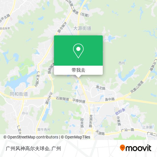 广州风神高尔夫球会地图