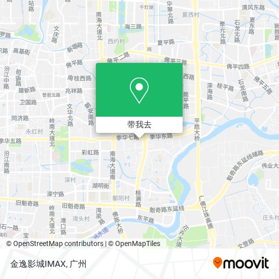 金逸影城IMAX地图
