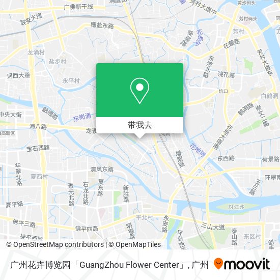 广州花卉博览园「GuangZhou Flower Center」地图