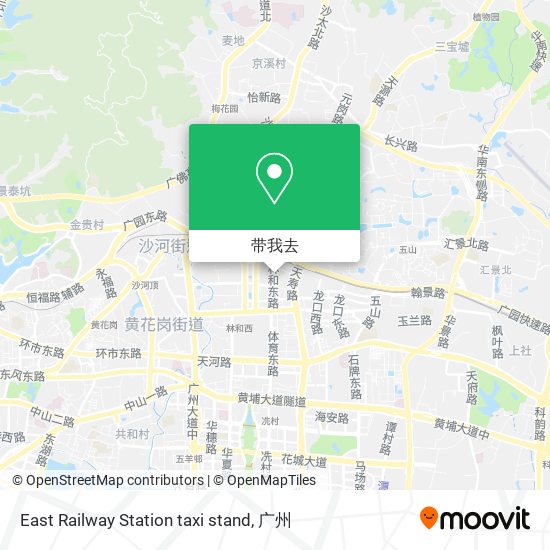 East Railway Station taxi stand地图