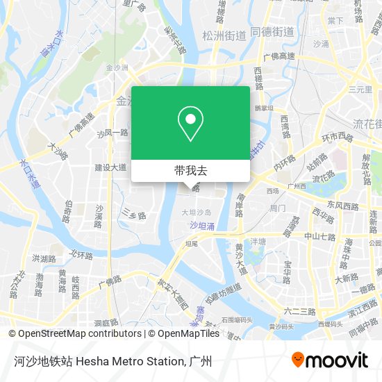 河沙地铁站 Hesha Metro Station地图