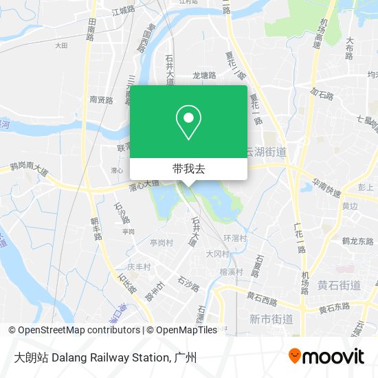 大朗站 Dalang Railway Station地图