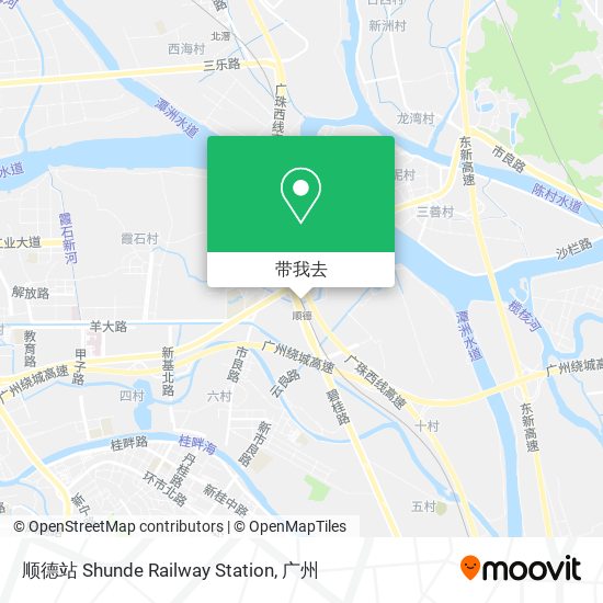 顺德站 Shunde Railway Station地图