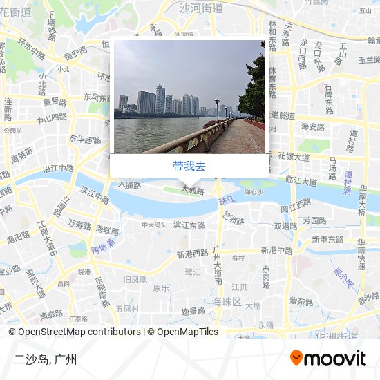 二沙岛地图