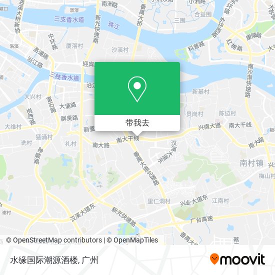 水缘国际潮源酒楼地图