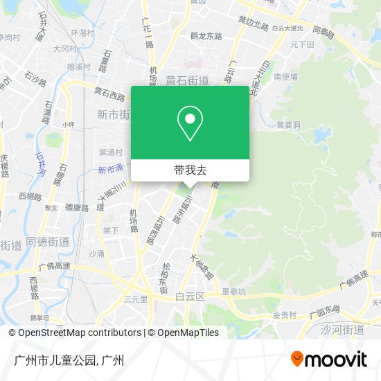 广州市儿童公园地图