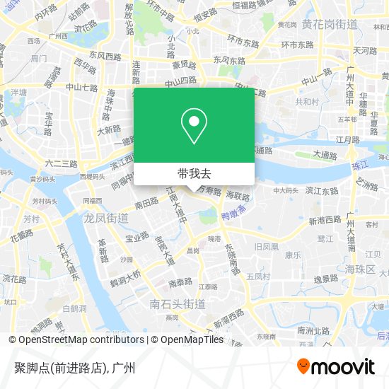 聚脚点(前进路店)地图