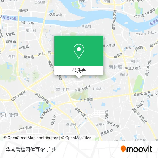华南碧桂园体育馆地图