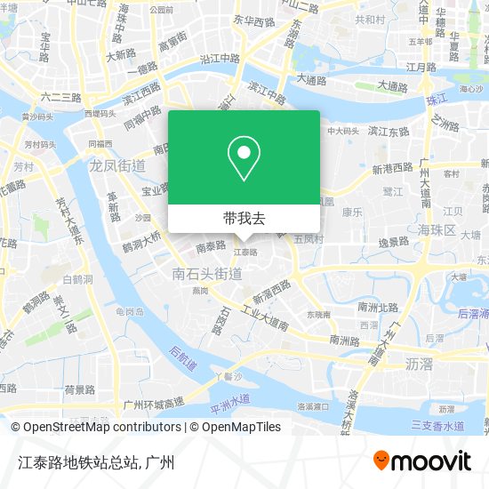 江泰路地铁站总站地图