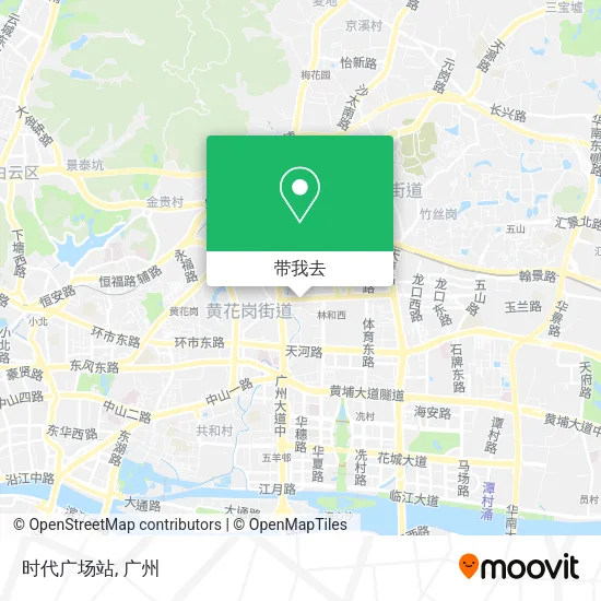 时代广场站地图