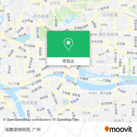 瑞鹏宠物医院地图
