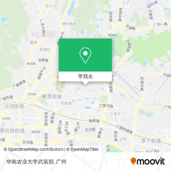 华南农业大学武装部地图