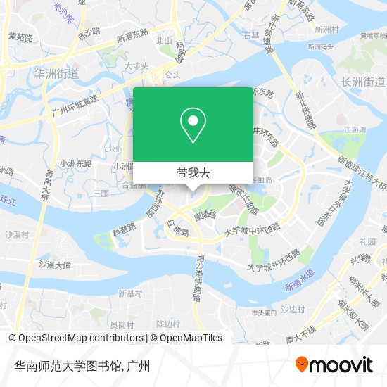 华南师范大学图书馆地图