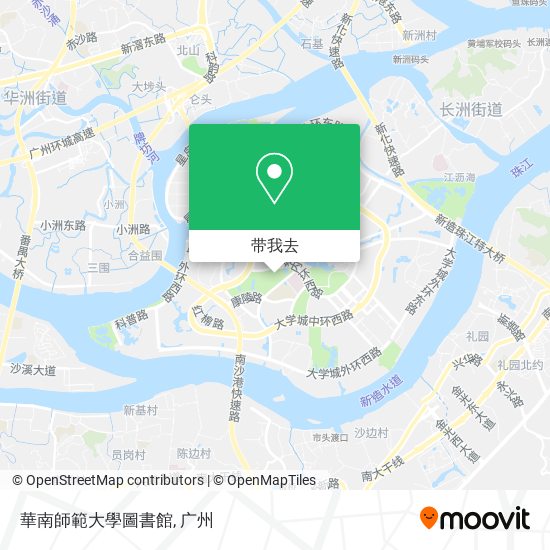 華南師範大學圖書館地图