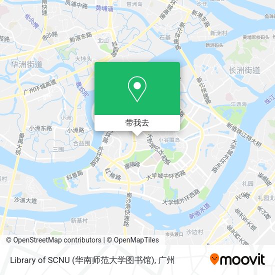 Library of SCNU (华南师范大学图书馆)地图