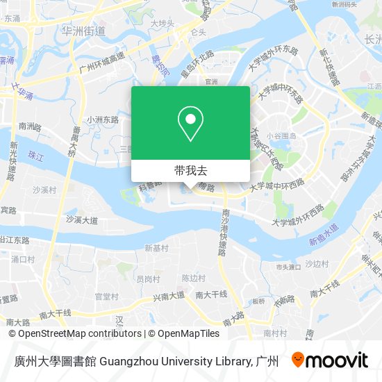 廣州大學圖書館 Guangzhou University Library地图