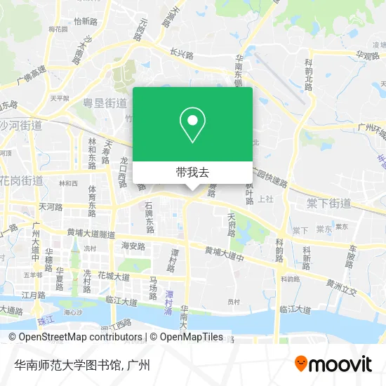 华南师范大学图书馆地图