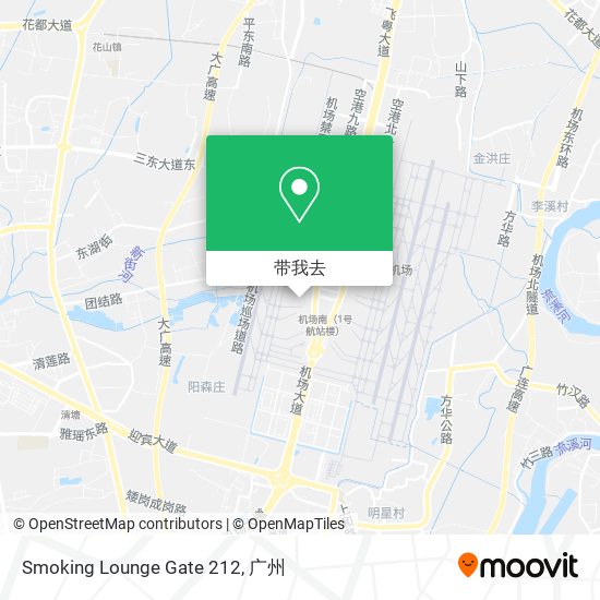 Smoking Lounge Gate 212地图