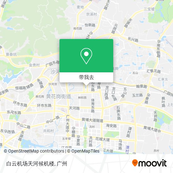 白云机场天河候机楼地图