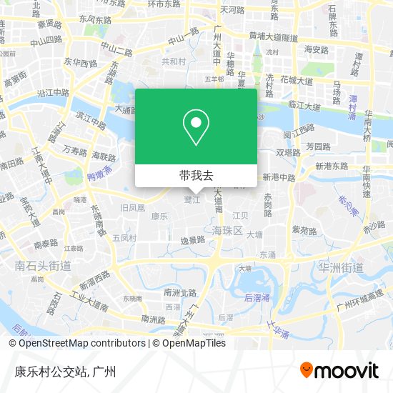 康乐村公交站地图