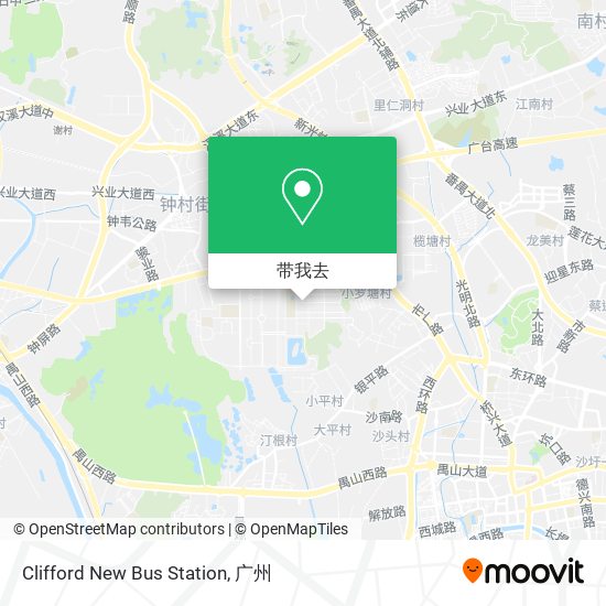 Clifford New Bus Station地图
