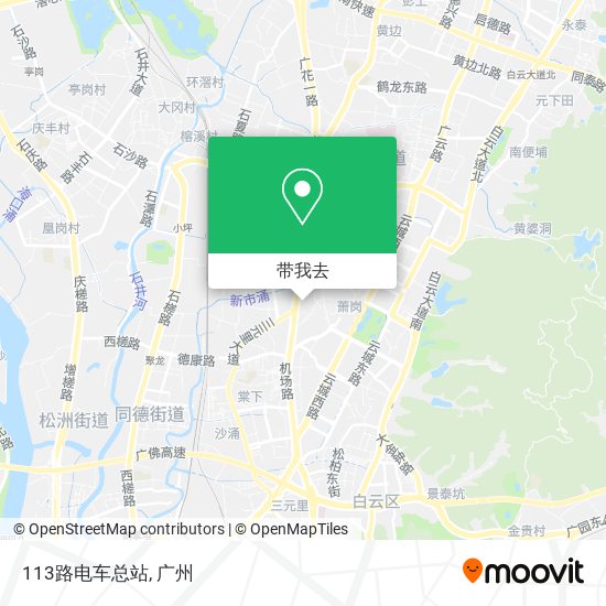 113路电车总站地图