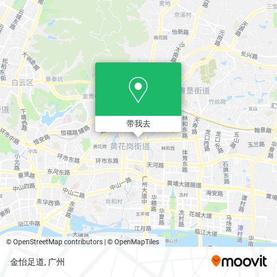 金怡足道地图