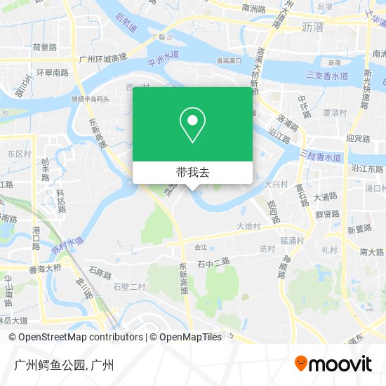 广州鳄鱼公园地图
