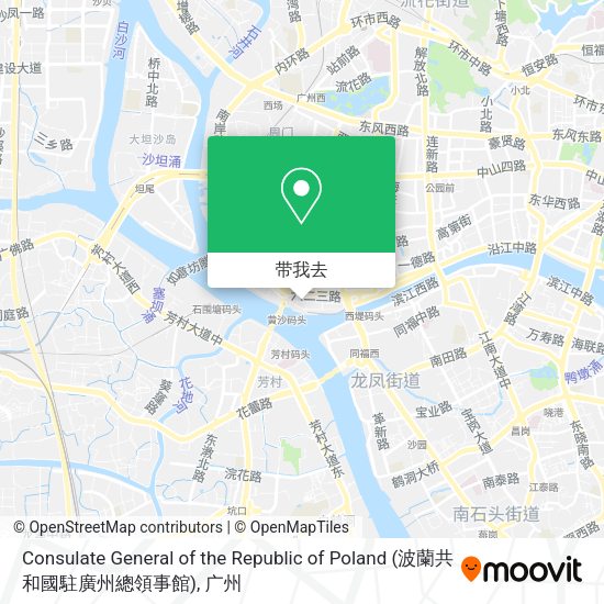 Consulate General of the Republic of Poland (波蘭共和國駐廣州總領事館)地图