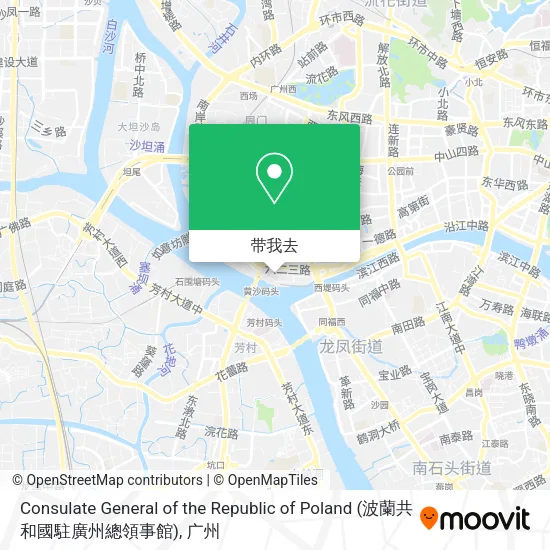 Consulate General of the Republic of Poland (波蘭共和國駐廣州總領事館)地图