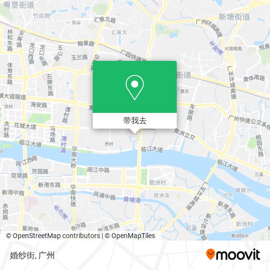 婚纱街地图