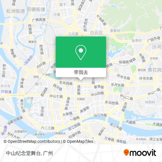 中山纪念堂舞台地图